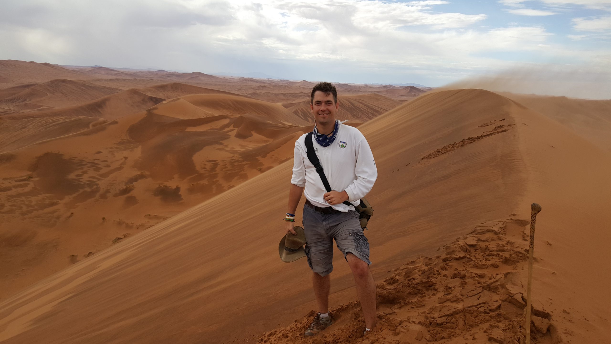 Le journal du globe-trotter : Escalade de Big Daddy en Namibie